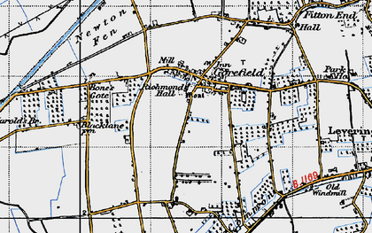 Old map of Gorefield in 1946