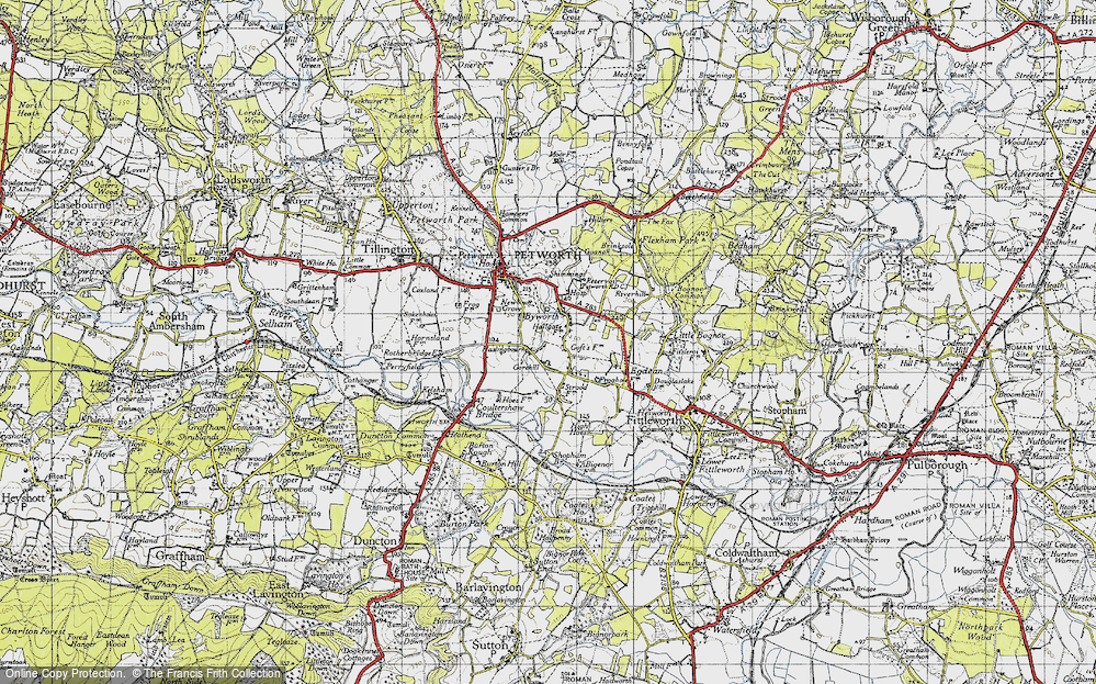 Old Map of Gorehill, 1940 in 1940