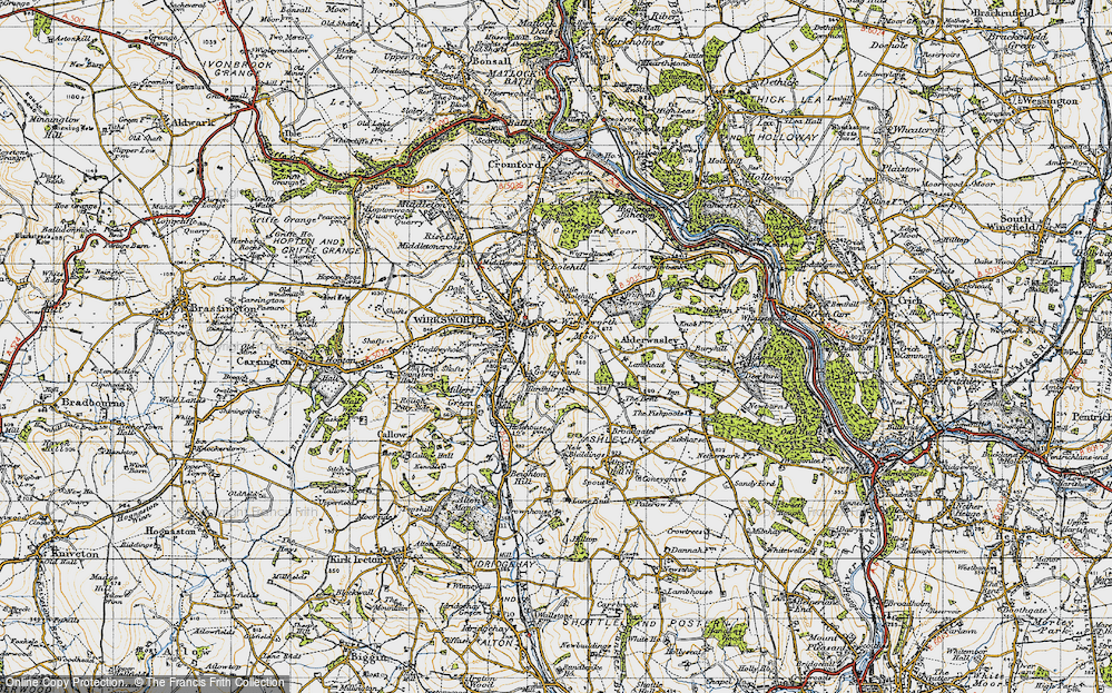Old Map of Gorseybank, 1946 in 1946
