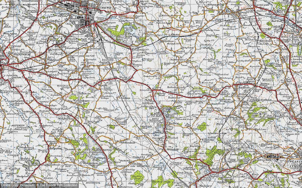 Old Map of Gorstyhill, 1946 in 1946