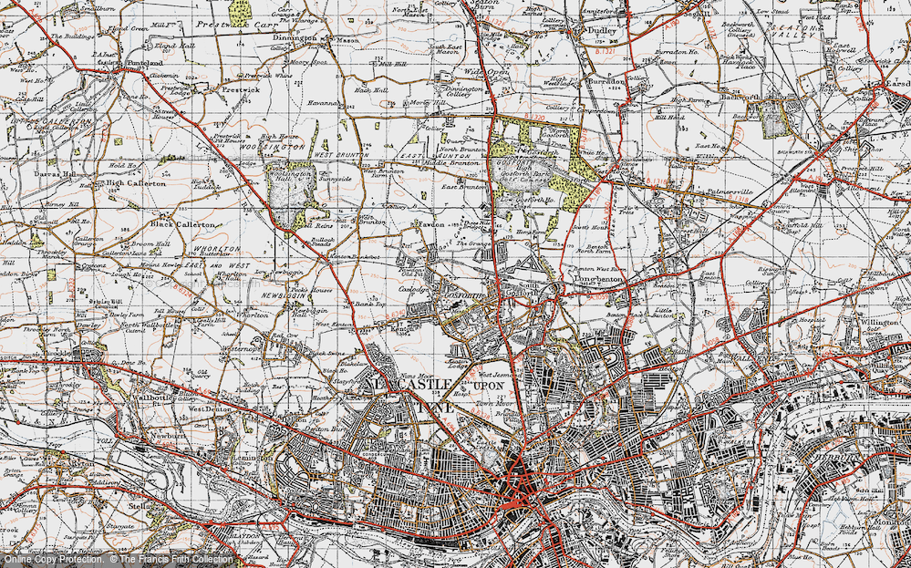 Old Map of Gosforth, 1947 in 1947