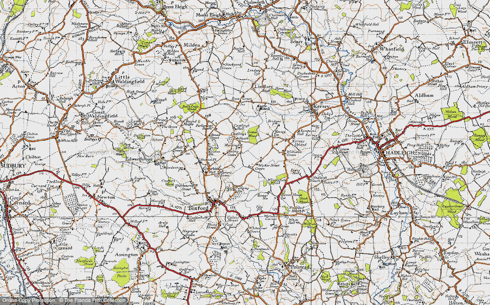Old Map of Gosling Green, 1946 in 1946