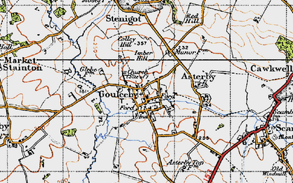 Old map of Goulceby in 1946