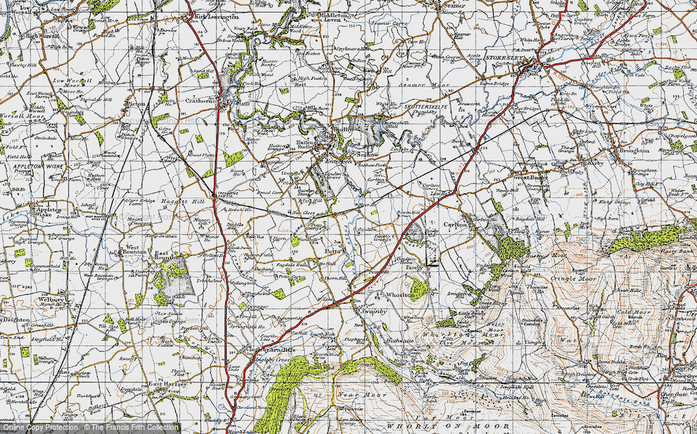 Old Map of Goulton, 1947 in 1947