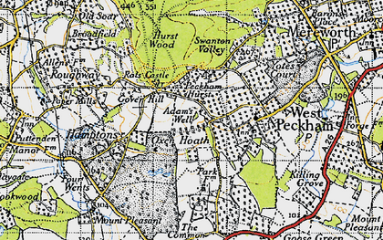 Old map of Gover Hill in 1946