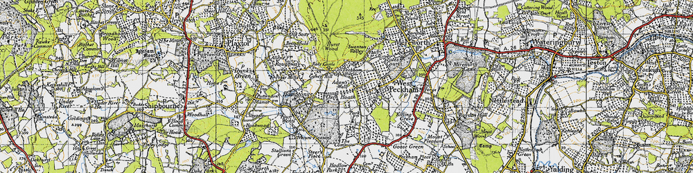 Old map of Gover Hill in 1946