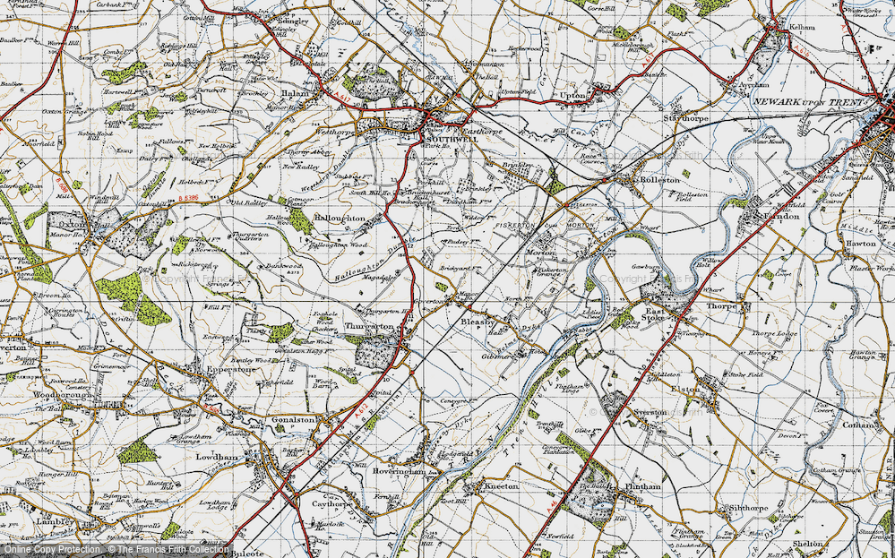 Old Map of Goverton, 1946 in 1946