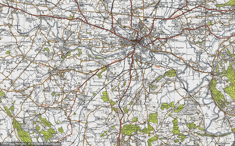 Old Map of Grafton, 1947 in 1947