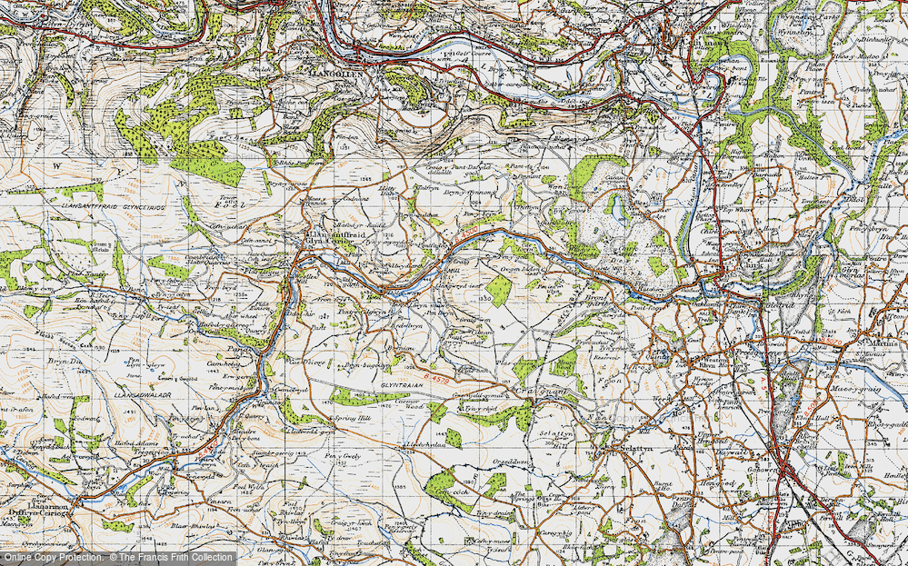 Old Map of Graig, 1947 in 1947