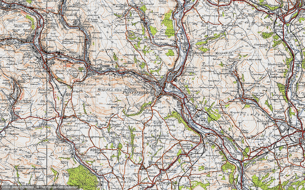 Old Map of Graig, 1947 in 1947