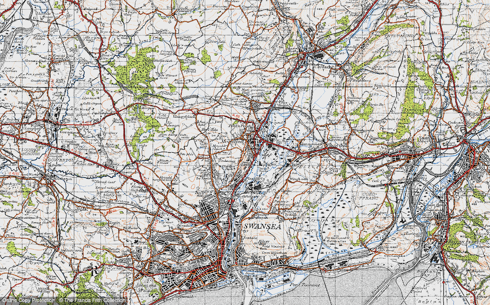 Old Map of Graig Trewyddfa, 1947 in 1947