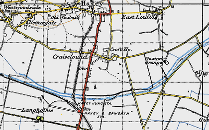 Old map of Graiselound in 1947