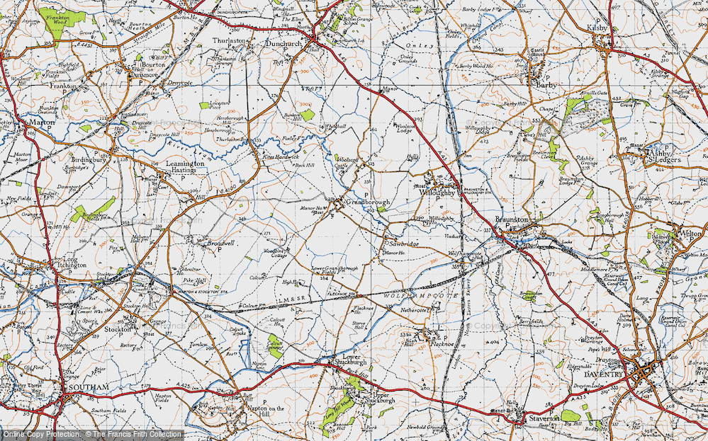 Old Map of Grandborough, 1946 in 1946