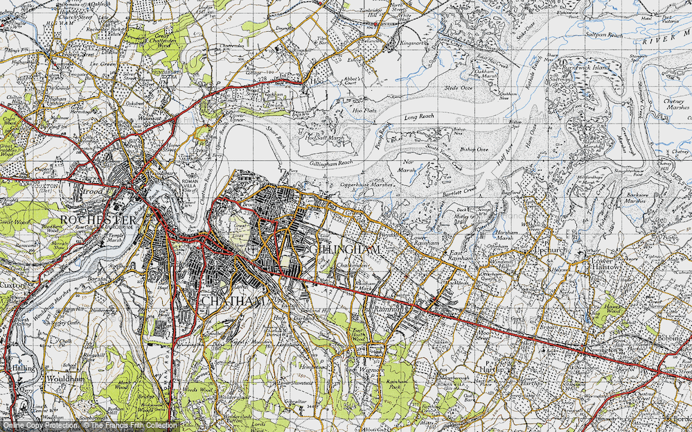 Old Map of Grange, 1946 in 1946
