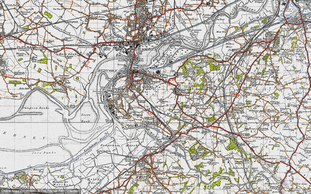 Old Map of Grange, 1947 in 1947