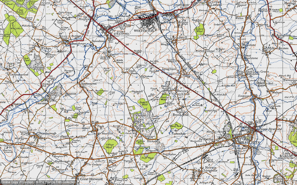 Old Maps Of Grange Farm, Buckinghamshire - Francis Frith