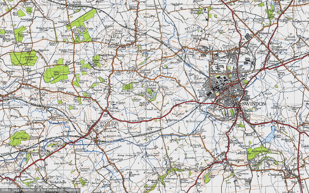 Old Maps of Lydiard Park, Wiltshire - Francis Frith