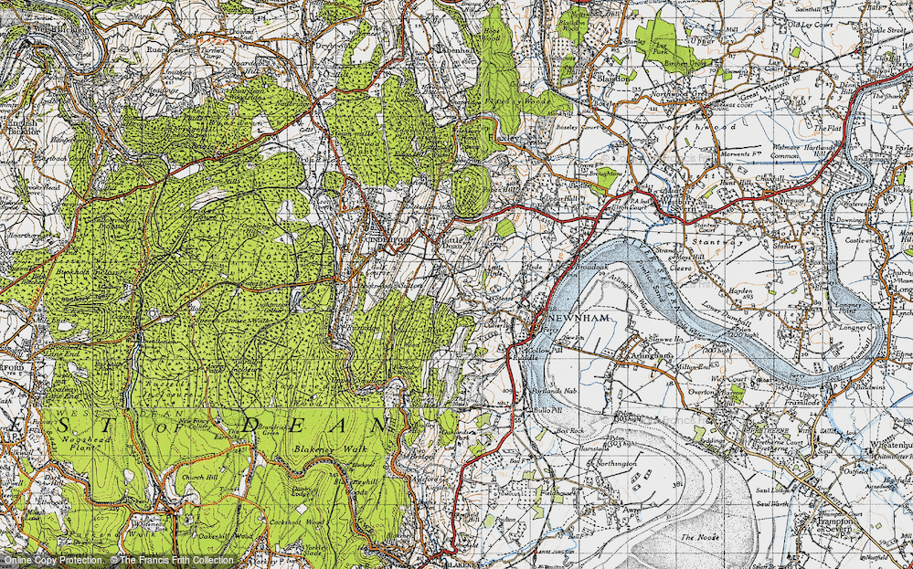 Old Map of Grange Village, 1946 in 1946