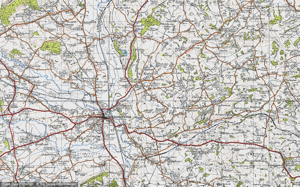 Old Map of Grantsfield, 1947 in 1947