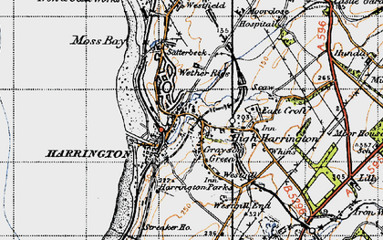 Old map of Grayson Green in 1947