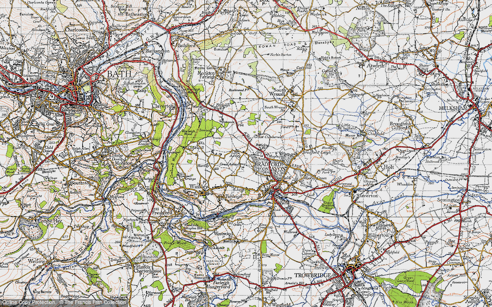 Old Map of Great Ashley, 1946 in 1946