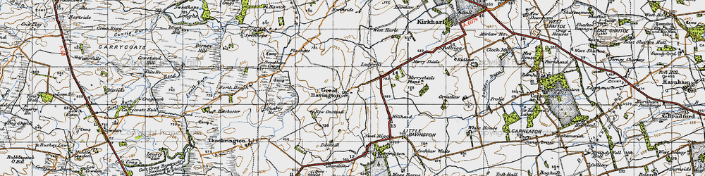 Old map of Northside in 1947