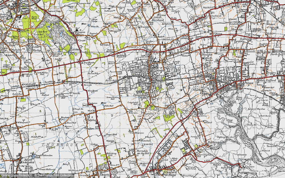 Old Map of Great Berry, 1946 in 1946