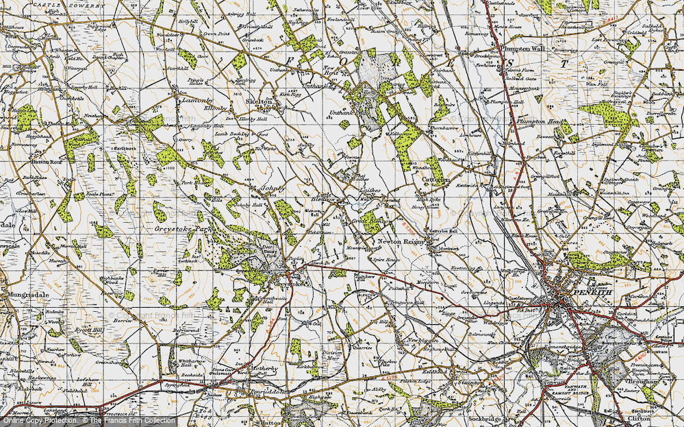 Old Map of Great Blencow, 1947 in 1947