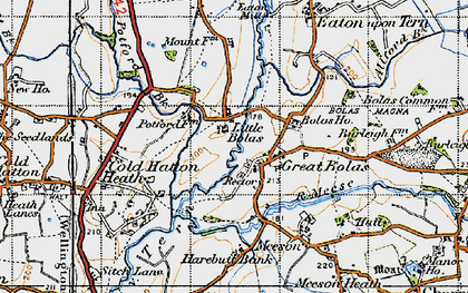 Old map of Bolas Ho in 1947