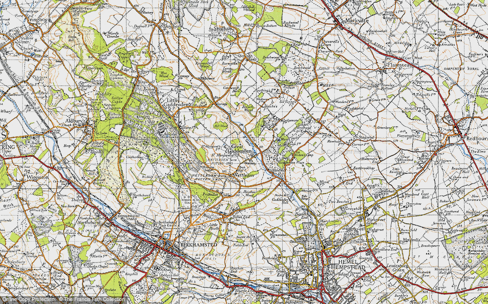 Old Map of Great Gaddesden, 1946 in 1946