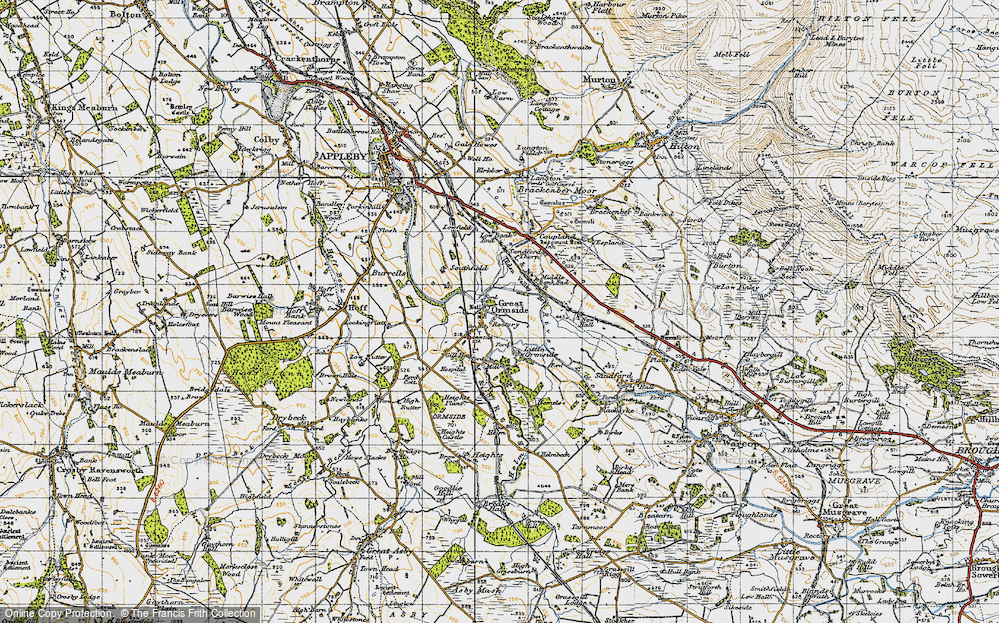 Old Map of Great Ormside, 1947 in 1947