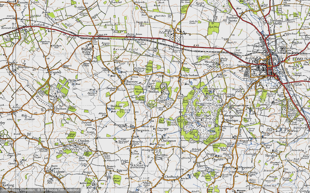 Great Saxham, 1946