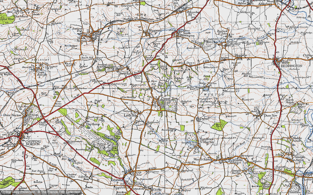 Old Map of Great Tew, 1946 in 1946