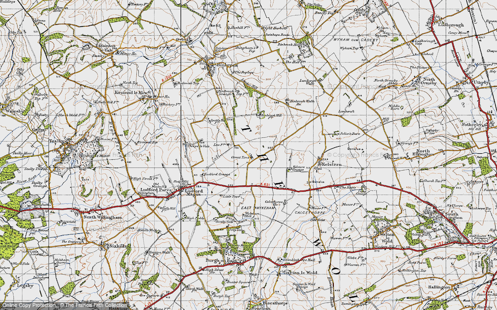 Old Map of Great Tows, 1946 in 1946