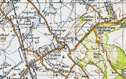 Old map of Whistle Brook in 1946
