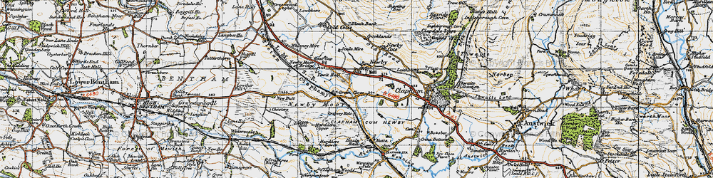 Old map of Green Close in 1947
