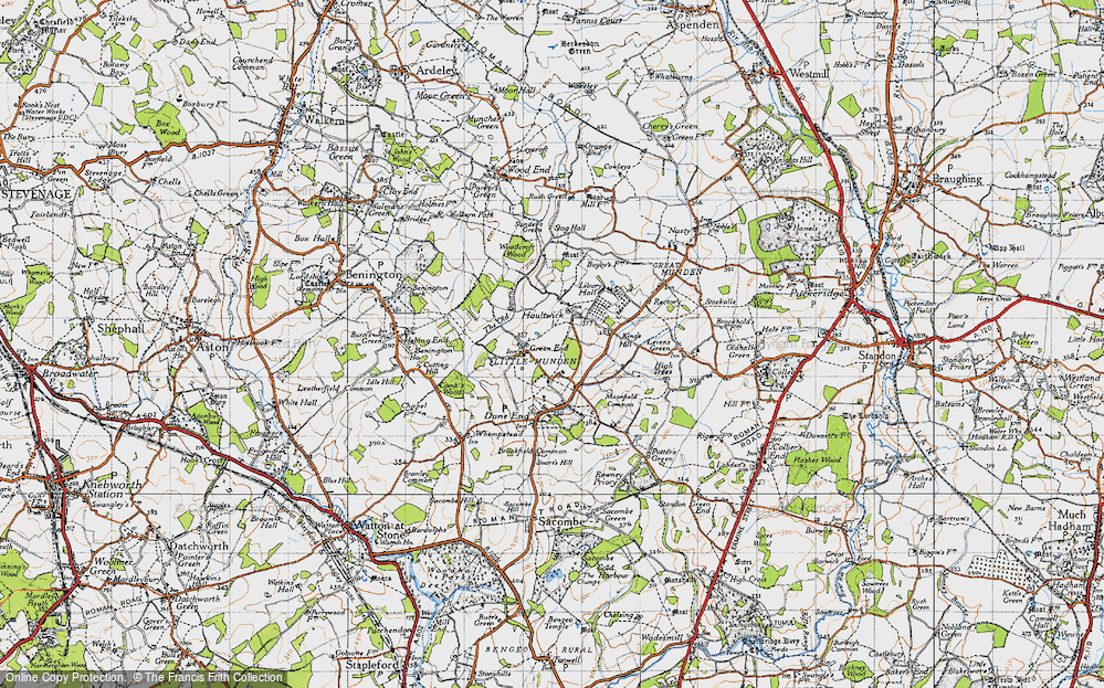 Old Map of Green End, 1946 in 1946