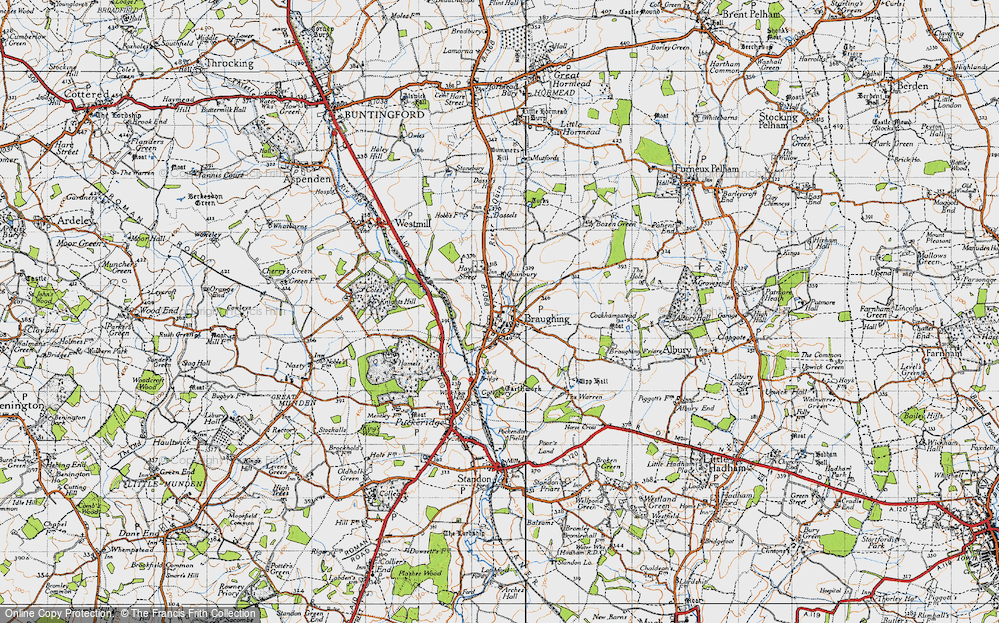 Old Map of Green End, 1946 in 1946