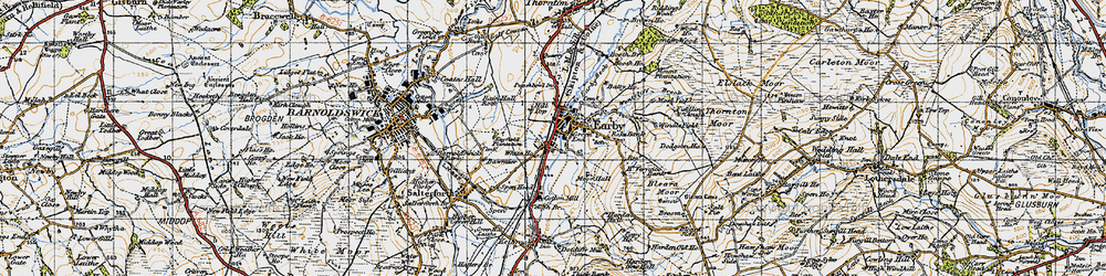 Old map of Green End in 1947