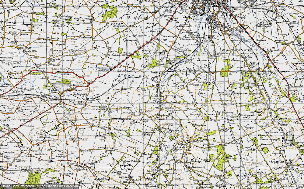 Old Map of Green Head, 1947 in 1947