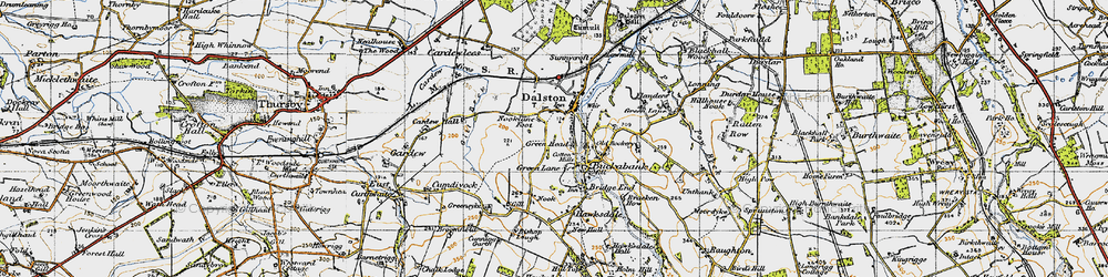 Old map of Green Head in 1947