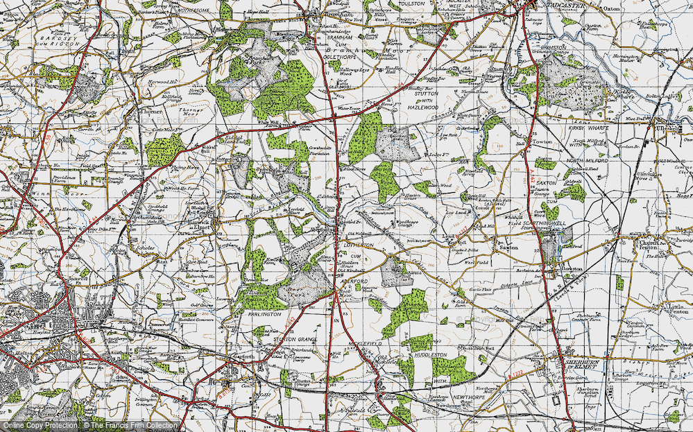 Old Map of Green Hill, 1947 in 1947