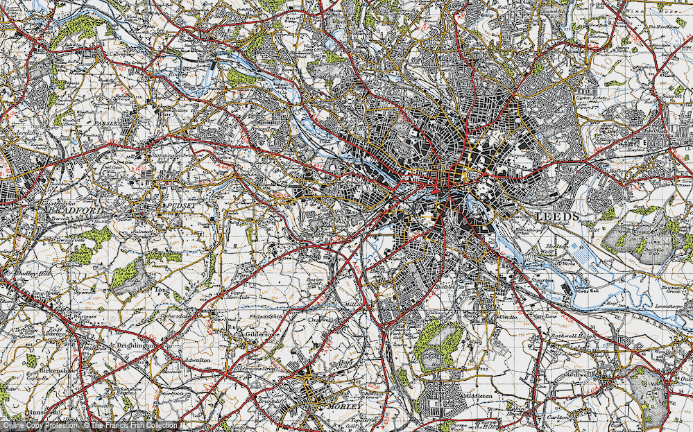 Old Map of Green Side, 1947 in 1947