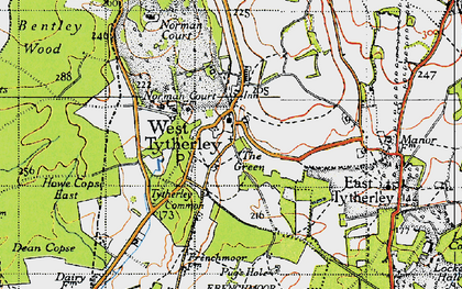 Old map of Green, The in 1940