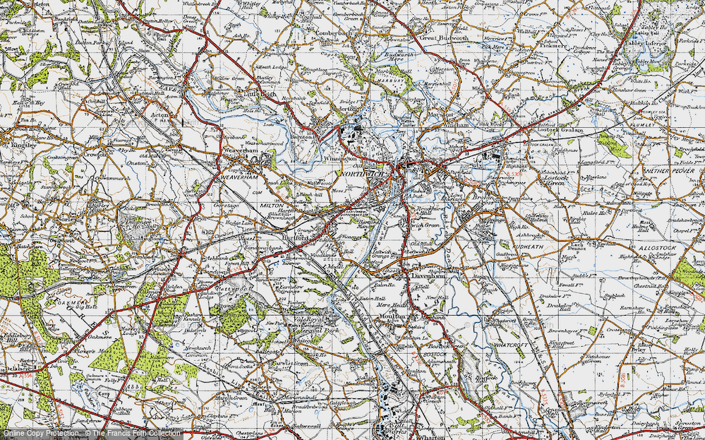 Old Map of Greenbank, 1947 in 1947