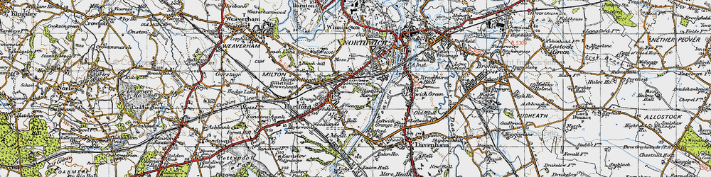 Old map of Greenbank in 1947