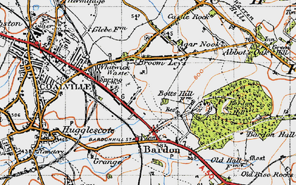 Old map of Greenhill in 1946