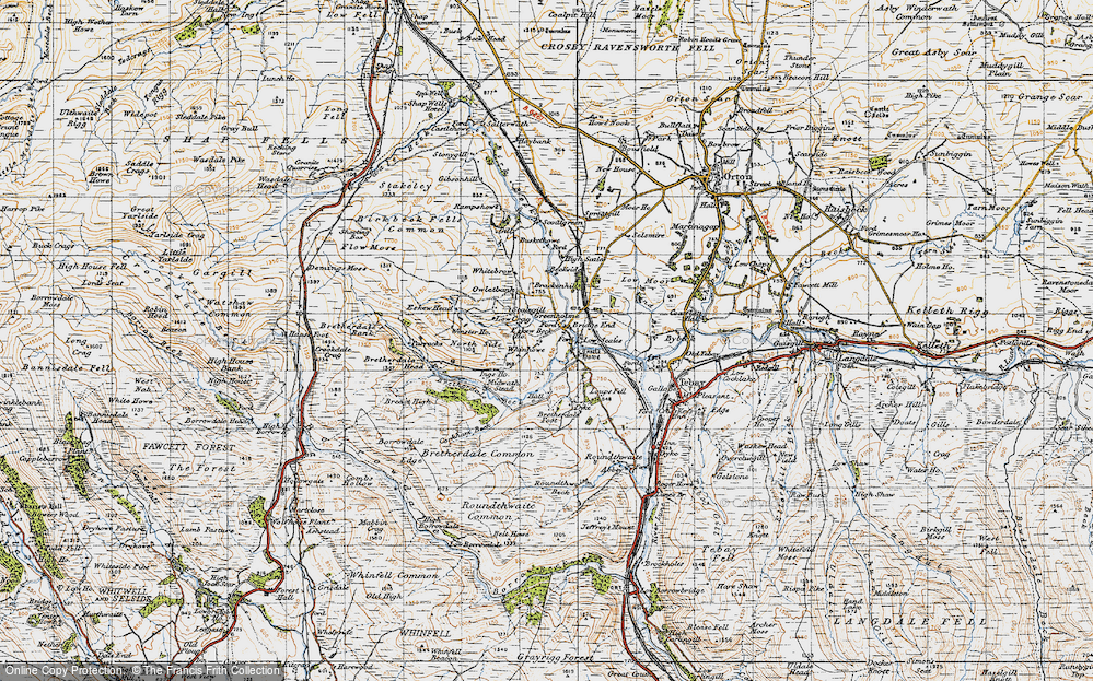 Old Map of Greenholme, 1947 in 1947