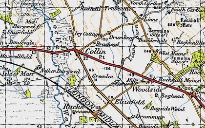 Old map of Greenlea in 1947