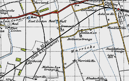 Old map of Greenoak in 1947